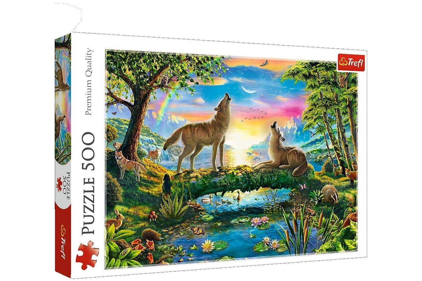 Puzzle Trefl - Wolves, 500 piese (37349)