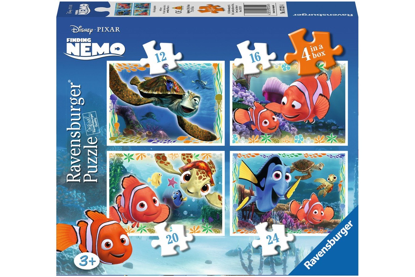Puzzle Ravensburger - Pestisorul Nemo, 12/16/20/24 piese (07321)