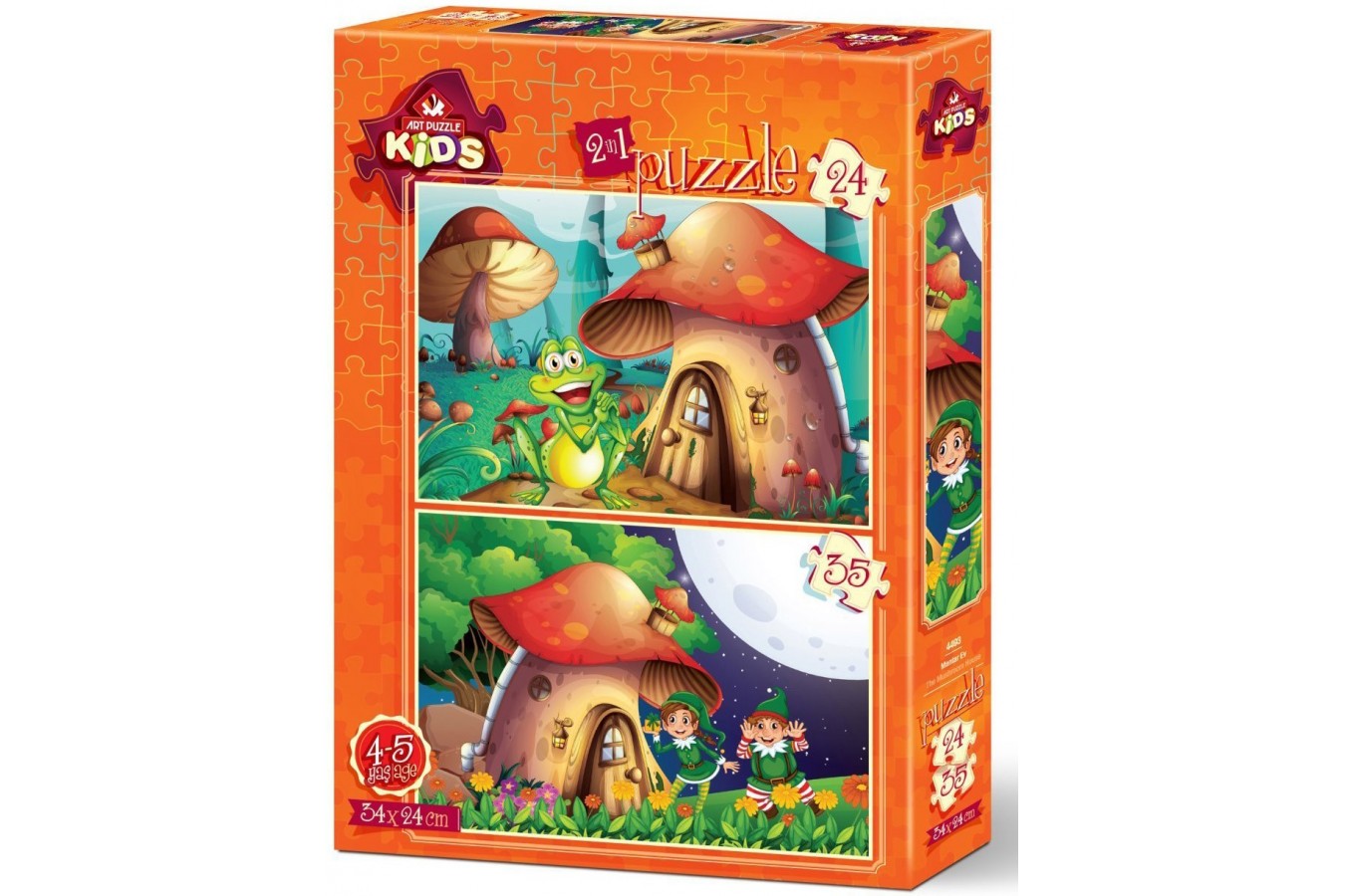 Puzzle Art Puzzle - The Mushroom House, 24/35 piese (Art-Puzzle-4493)