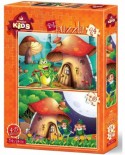 Puzzle Art Puzzle - The Mushroom House, 24/35 piese (Art-Puzzle-4493)