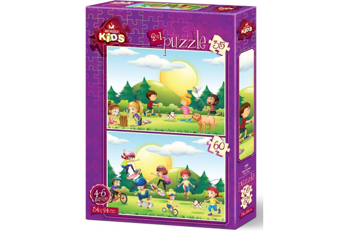 Puzzle Art Puzzle - Kids, 35/60 piese (Art-Puzzle-4497)