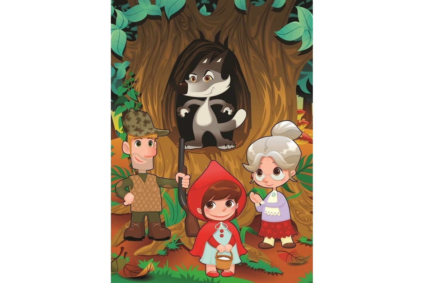 Puzzle Art Puzzle - Little Red Riding Hood, 50 piese XXL (Art-Puzzle-4503)