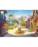 Puzzle Art Puzzle - The Kitty Town, 100 piese (Art-Puzzle-4507)