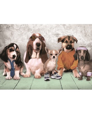 Puzzle Art Puzzle - The Model Dogs, 100 piese (Art-Puzzle-4513)