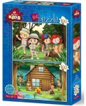 Puzzle Art Puzzle - The Scout Camp, 2x100 piese (Art-Puzzle-4519)