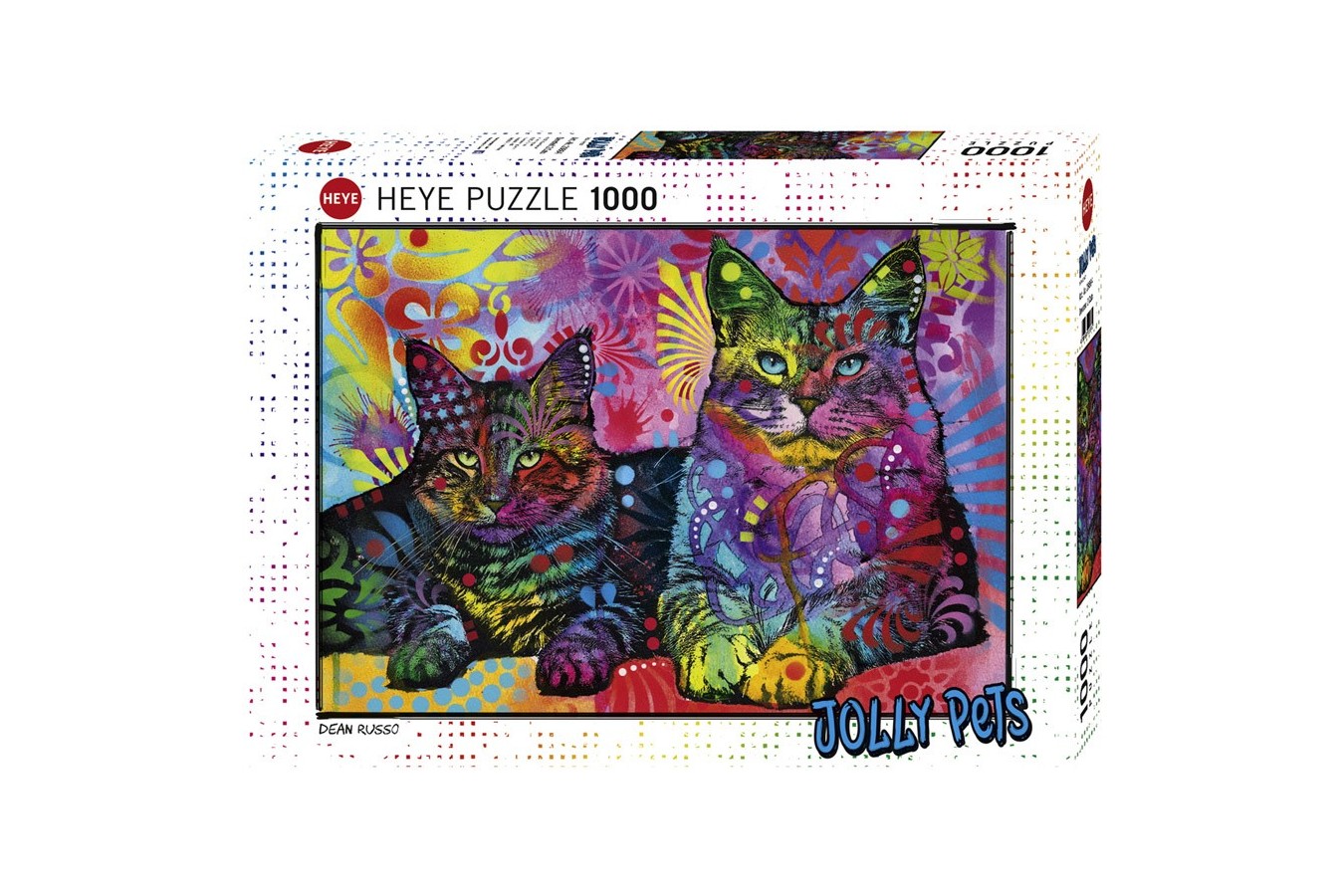 Puzzle Heye - Dean Russo: Devoted 2 Cats, 1000 piese (29864)