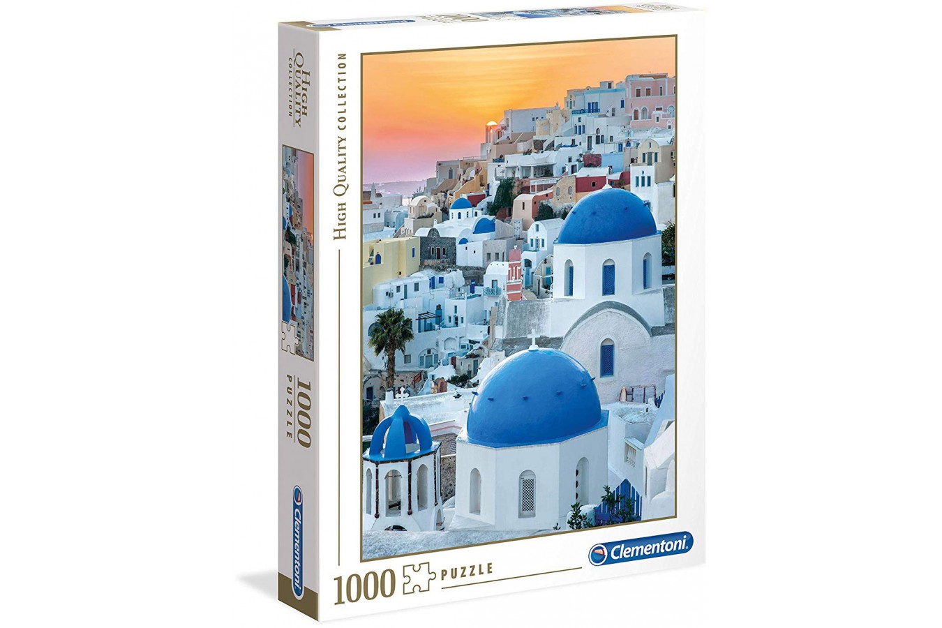 Puzzle Clementoni - Santorini, 1000 piese (39480)