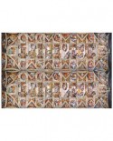 Puzzle panoramic Clementoni - Michelangelo Buonarroti: Sistine Chapel, 1000 piese (39498)