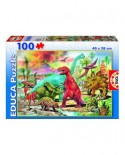 Puzzle Educa - Dinosaurs, 100 piese (13179)