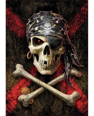 Puzzle Educa - Skull of a Pirate, 500 piese (17964)