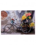 Puzzle Educa - Bicycle with flowers, 500 piese (17988)