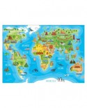 Puzzle Educa - World Map, 150 piese (18116)