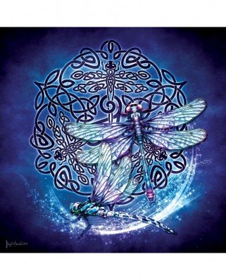 Puzzle SunsOut - Brigid Ashwood: Celtic Dragonfly, 1000 piese (Sunsout-20109)