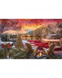 Puzzle SunsOut - Christmas Eve Camping, 1000 piese (Sunsout-30141)