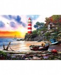 Puzzle SunsOut - Lighthouse Harbor, 1000 piese (Sunsout-42925)