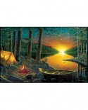Puzzle SunsOut - Ervin Molnar: Evening by the Lake, 550 piese (Sunsout-51844)