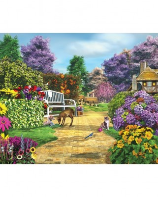 Puzzle SunsOut - Caplyn Dor: Peaceful Moment, 1000 piese (Sunsout-61575)