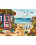 Puzzle SunsOut - Nancy Wernersbach: Beach Summer Cottage, 1000 piese (Sunsout-62924)
