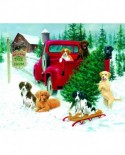 Puzzle SunsOut - Jim Killen: Christmas Tree Farm, 550 piese (Sunsout-73419)
