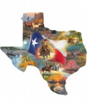 Puzzle contur SunsOut - Mark Keathley: Images of Texas, 1000 piese XXL (Sunsout-95030)
