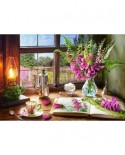 Puzzle Castorland - Still Life with Violet Snapdragons, 1000 piese (104345)
