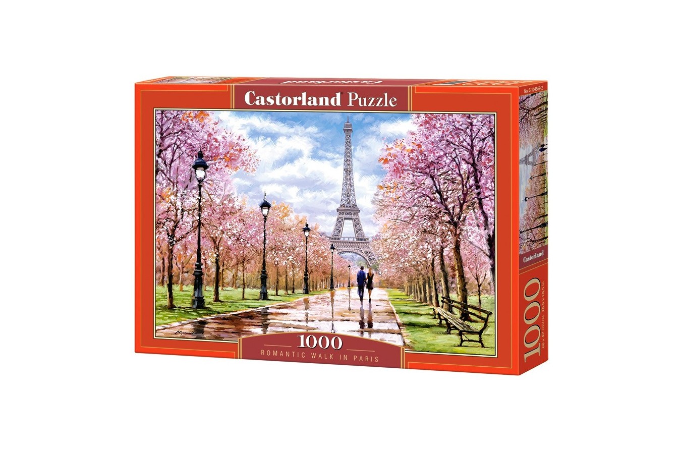Puzzle Castorland - Romantic Walk in Paris, 1000 piese (104369)