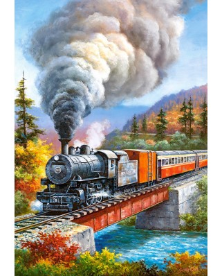 Puzzle Castorland - Train Crossing, 500 piese (53216)