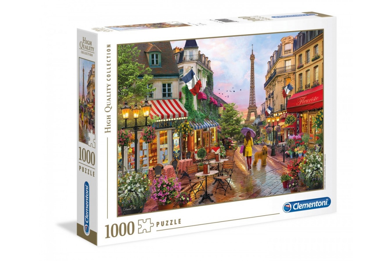 Puzzle Clementoni - Flowers in Paris, 1000 piese (39482)