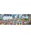 Puzzle panoramic Falcon - The River Thames, London, 1000 piese (Jumbo-11161)