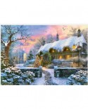 Puzzle Jumbo - The Whitesmith's Cottage in Winter, 1000 piese (11227)