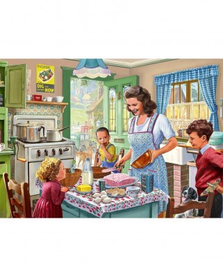 Puzzle Falcon - Kitchen from 1940's, 1000 piese (Jumbo-11245)