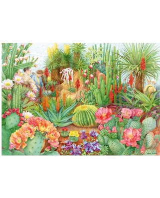 Puzzle Falcon - The Flower Show - Desert Plants, 1000 piese (Jumbo-11254)