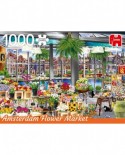Puzzle Jumbo - Amsterdam Flower Market, 1000 piese (18810)