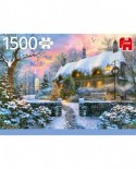 Puzzle Jumbo - Whitesmith's Cottage in Winter, 1500 piese (18830)