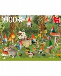 Puzzle Jumbo - Gnomes at The Forest Edge, 1000 piese (18841)