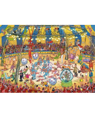 Puzzle Jumbo - Jan Van Haasteren: Acrobat Circus, 1000 piese (19089)