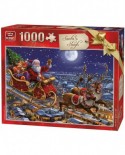 Puzzle King - Christmas Santa Sleigh, 1000 piese (05768)