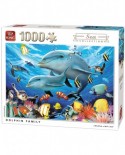 Puzzle King - Dolphin Family, 1000 piese (55845)