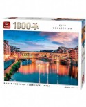 Puzzle King - Ponte Vecchio Florence Italy, 1000 piese (55849)