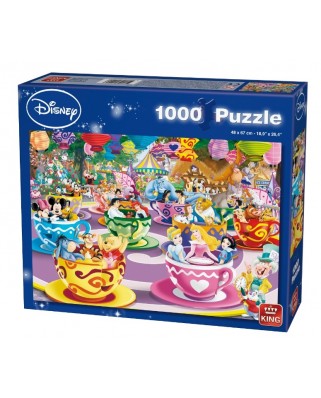 Puzzle King - Disney Mad Tea Cup, 1000 piese (K05125)