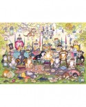 Puzzle Gibsons - Linda Jane Smith: Mad Catter's Tea Party, 1000 piese (G6259)