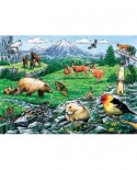 Puzzle Cobble Hill - Rocky Mountain Wildlife, 35 piese (Cobble-Hill-58806)