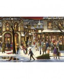 Puzzle Cobble Hill - Downtown Christmas, 35 piese (Cobble-Hill-58873)