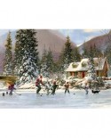 Puzzle Cobble Hill - Hockey Pond, 35 piese (Cobble-Hill-58874)