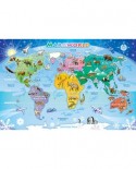 Puzzle Cobble Hill - Map of the World, 35 piese (Cobble-Hill-58893)
