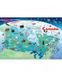 Puzzle Cobble Hill - Canada Map, 35 piese (Cobble-Hill-58894)