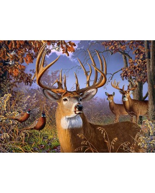 Puzzle Cobble Hill - Deer and Pheasant, 1000 piese (Cobble-Hill-70055)