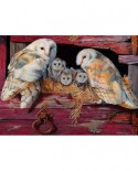 Puzzle Cobble Hill - Barn Owls, 1000 piese (Cobble-Hill-80052)