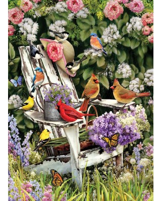 Puzzle Cobble Hill - Summer Adirondack Birds, 1000 piese (Cobble-Hill-80090)