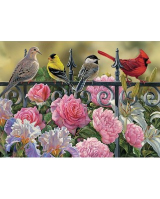 Puzzle Cobble Hill - Birds on a Fence, 1000 piese (Cobble-Hill-80114)